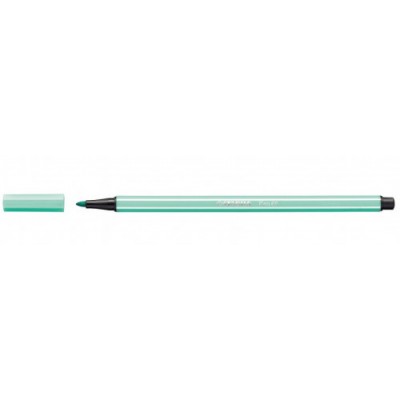 ROTULADOR PUNTA FIBRA MEDIA 1MM PEN 68 VERDE HIELO STABILO 68 13