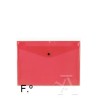 7261-SOBRE POLIPROPILENO FOLIO SOLAPA C/BROCHE PLASTICO ROJO CARCHIVO 342K12