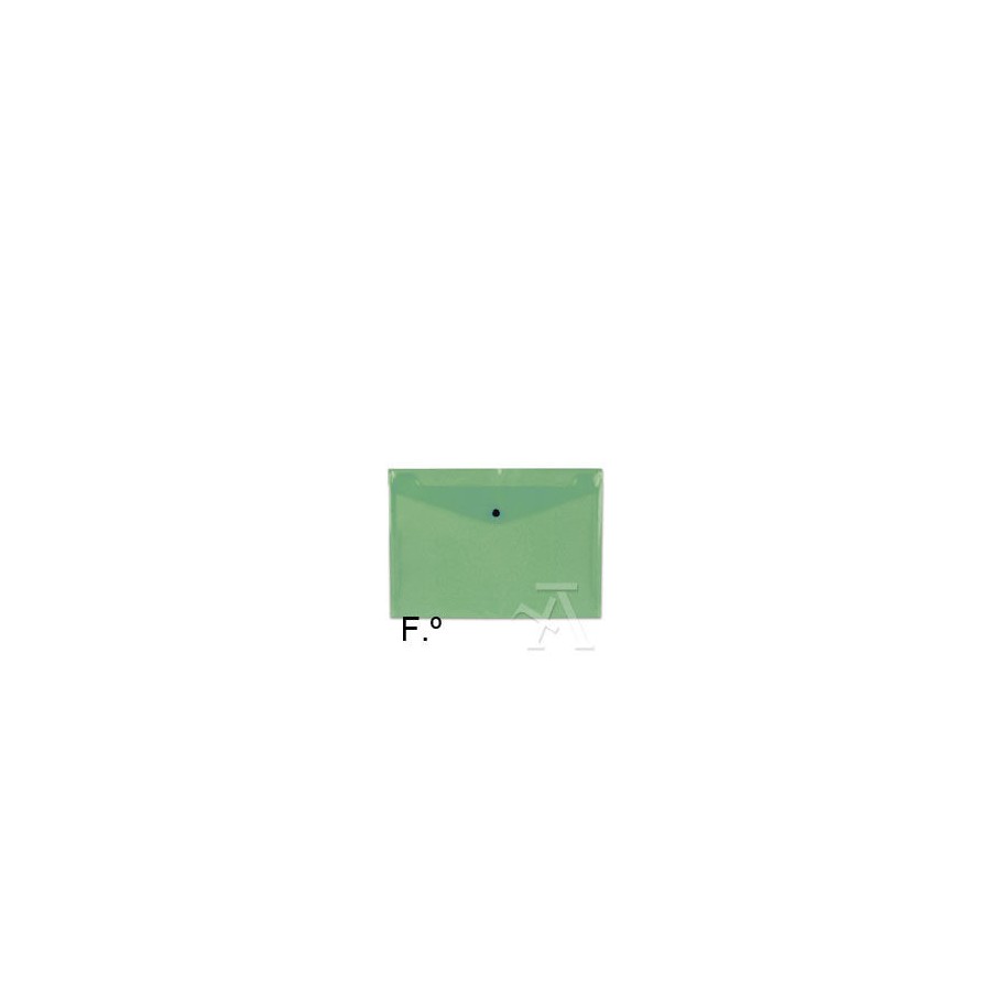 7262-SOBRE POLIPROPILENO FOLIO SOLAPA C/BROCHE PLASTICO VERDE CARCHIVO 342K15 7262-SOBRE POLIPROPILENO FOLIO SOLAPA C/BROCHE PLASTICO VERDE CARCHIVO 342K15