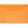 7264-SOBRE POLIPROPILENO FOLIO SOLAPA C/BROCHE PLASTICO NARANJA CARCHIVO 342K52