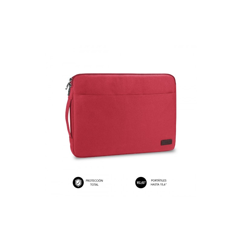 7278-SUBBLIM URBAN LAPTOP SLEEVE 15,6" RED 7278-SUBBLIM URBAN LAPTOP SLEEVE 15,6" RED