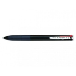 7314-BOLIGRAFO SUPERGRIP G - 4 COLORES - CUERPO COLOR NEGRO PILOT BPKGG-35M-B