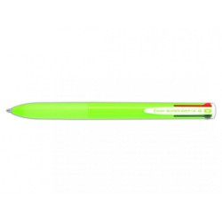 7316-BOLIGRAFO SUPERGRIP G - 4 COLORES - CUERPO COLOR- VERDE LIMA PILOT BPKGG-35M-LG