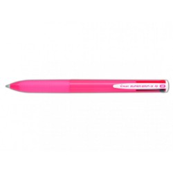 7317-BOLIGRAFO SUPERGRIP G - 4 COLORES - CUERPO COLOR- ROSA PILOT BPKGG-35M-P