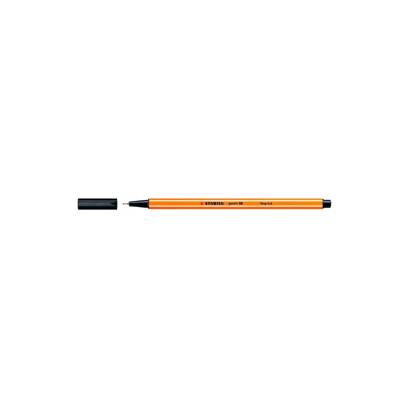 733-ROTULADOR PUNTA FINA POINT 88 0.4MM NEGRO STABILO 88/46 733-ROTULADOR PUNTA FINA POINT 88 0.4MM NEGRO STABILO 88/46