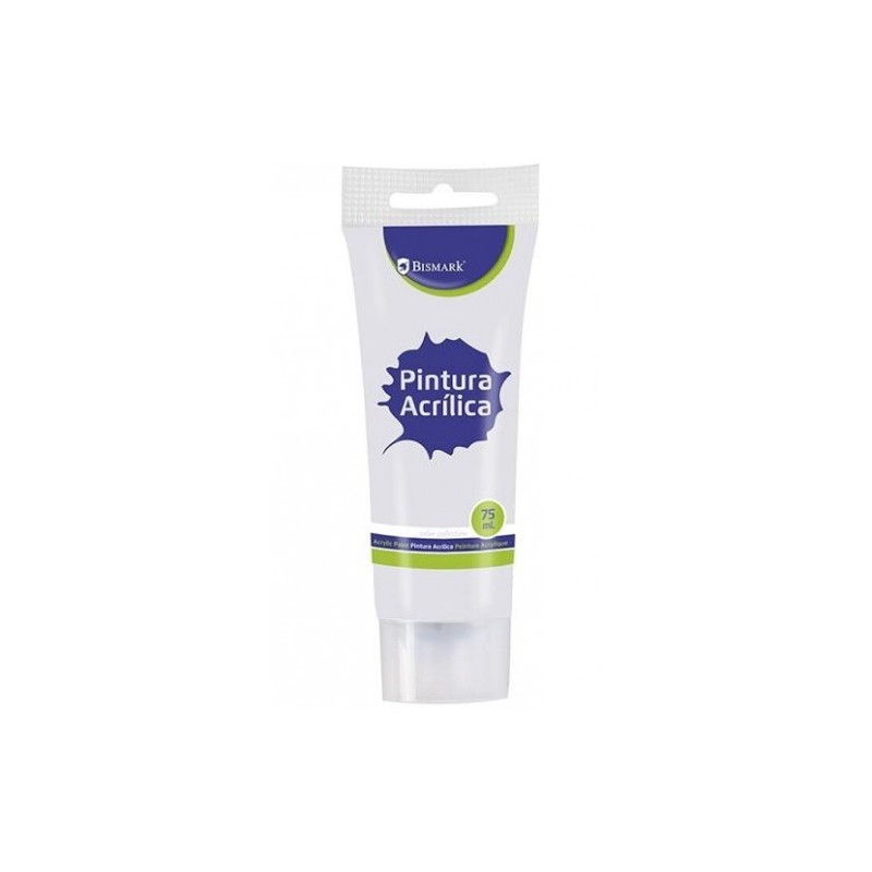 7339-BOTE PINTURA ACRILICA 75 ML BLANCO BISMARK 328526