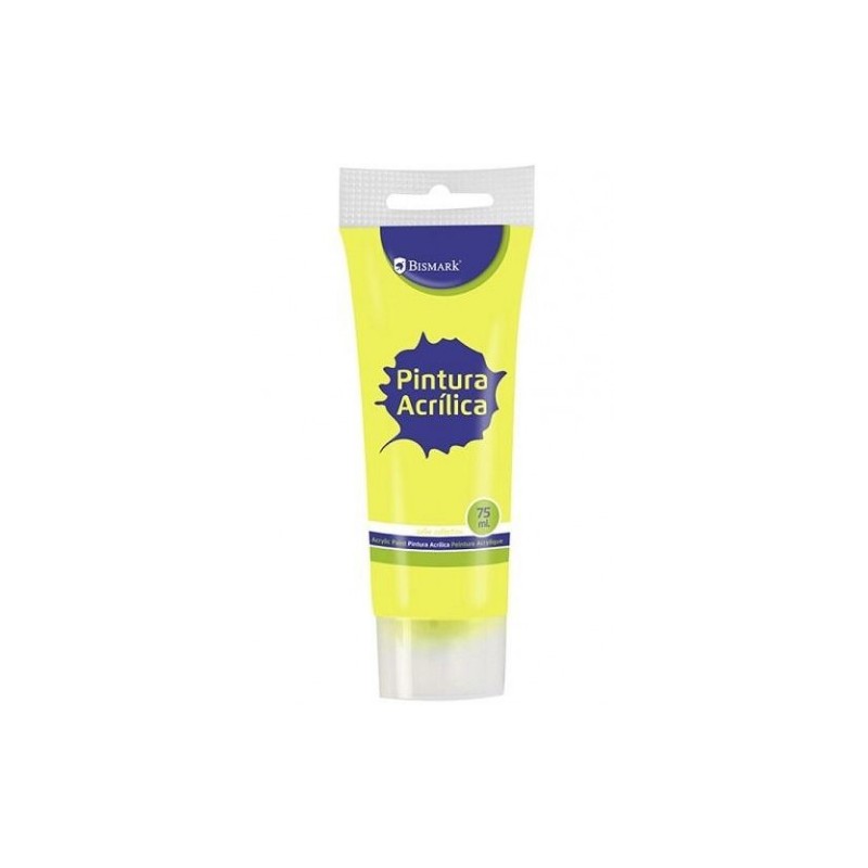 7340-BOTE PINTURA ACRILICA 75 ML AMARILLO BISMARK 328527