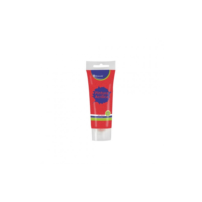 7348-Bismark 328676 pintura acrilica 75 ml Rojo Tubo 7348-Bismark 328676 pintura acrilica 75 ml Rojo Tubo