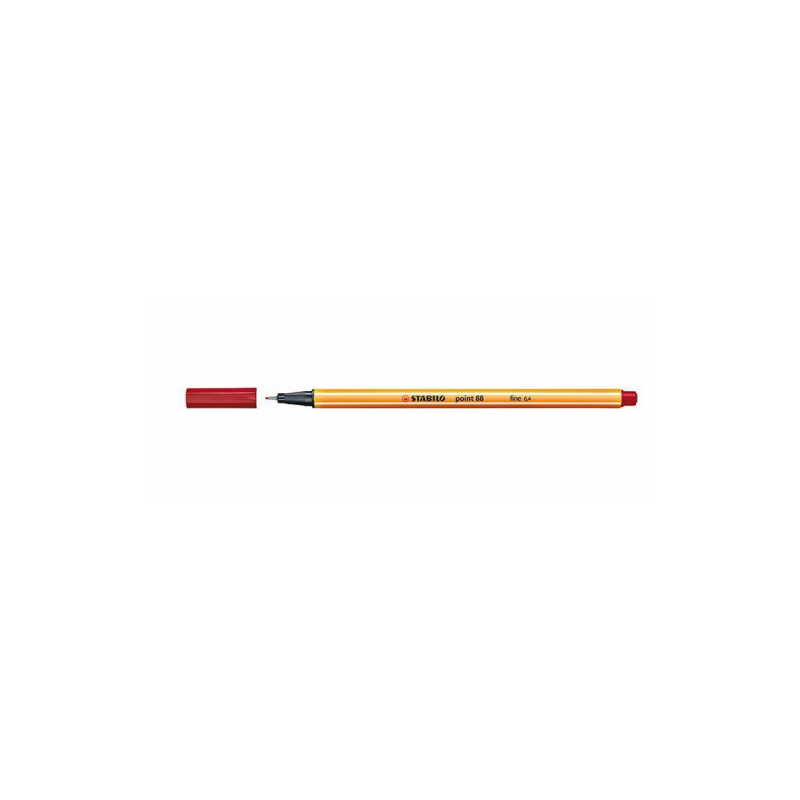 735-ROTULADOR PUNTA FINA POINT 88 0.4MM CARMESI STABILO 88/50