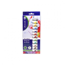 7358-Bismark 327025 pintura acrilica 12 ml Multi Tubo
