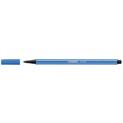 ROTULADOR PUNTA FIBRA MEDIA 1MM PEN 68 AZUL OSCURO STABILO 68 41