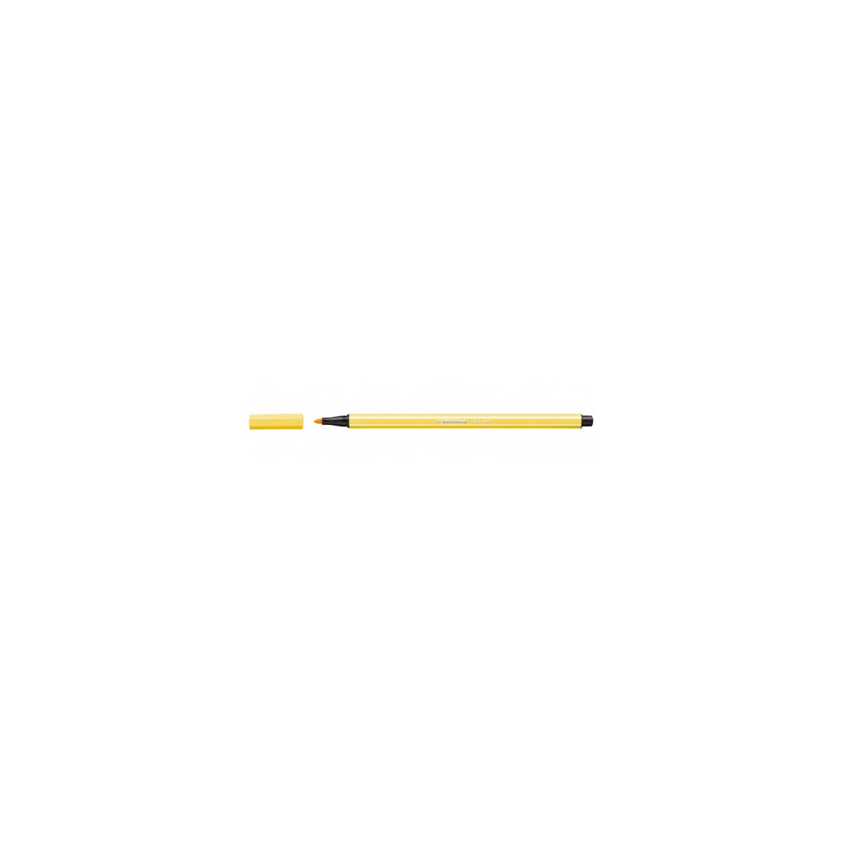 ROTULADOR PUNTA FIBRA MEDIA 1MM PEN 68 AMARILLO STABILO 68 44