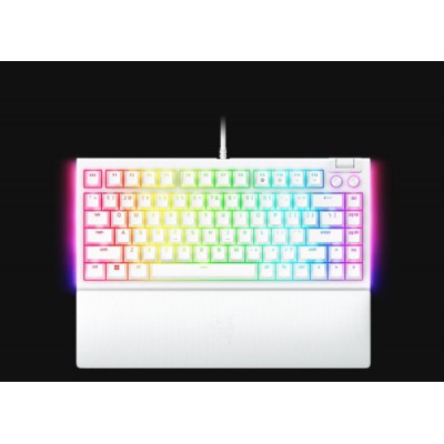 TECLADO RAZER BLACKWIDOW V4 75 BLANCO USA RZ03 05001700 R3M1