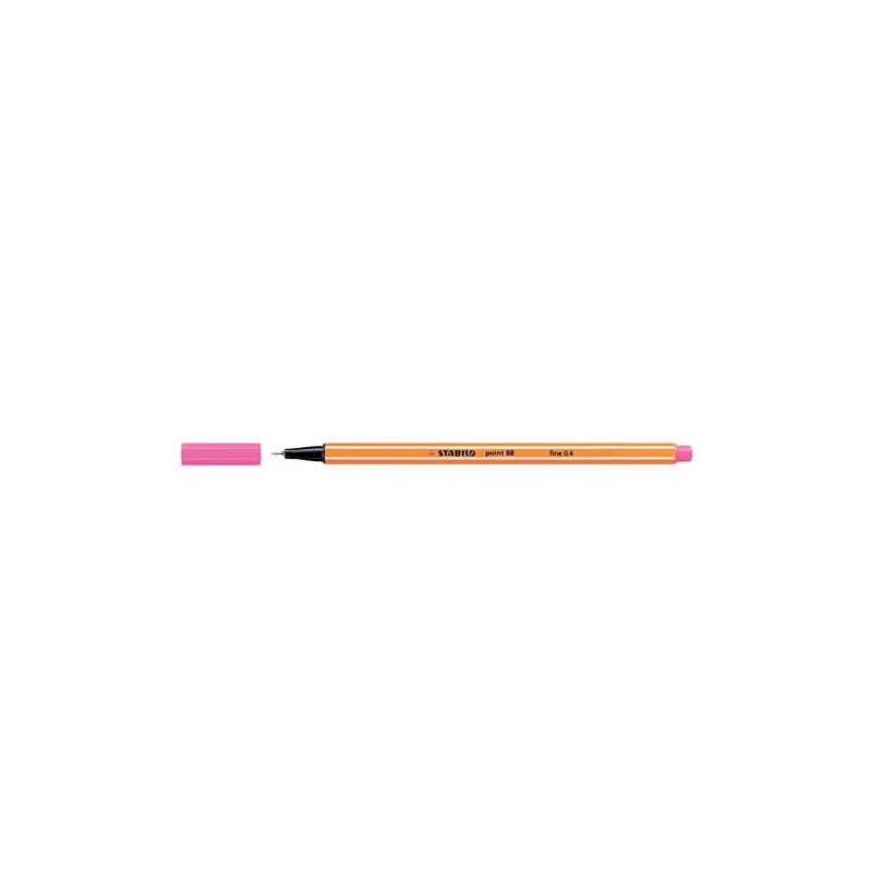 744-ROTULADOR PUNTA FINA POINT 88 0.4MM ROSA STABILO 88/56