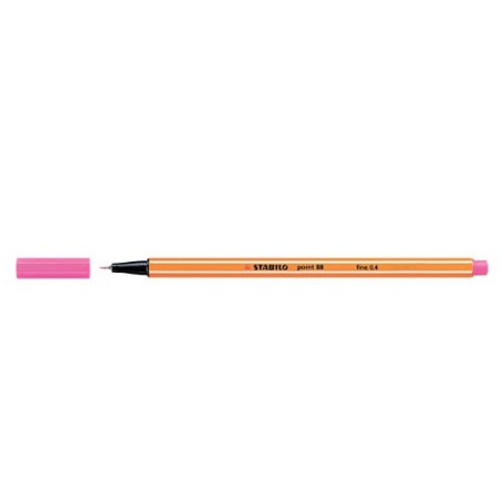 744-ROTULADOR PUNTA FINA POINT 88 0.4MM ROSA STABILO 88/56