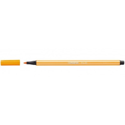 ROTULADOR PUNTA FIBRA MEDIA 1MM PEN 68 NARANJA STABILO 68 54