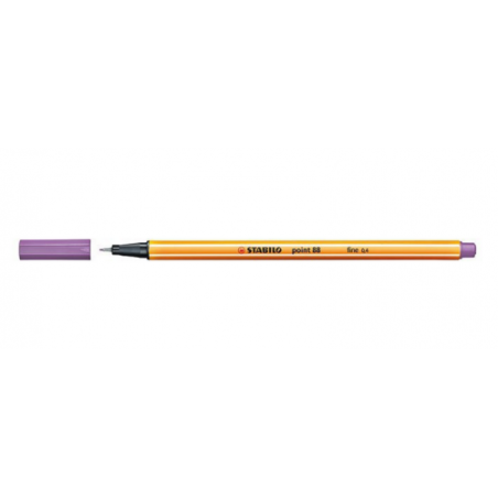 749-ROTULADOR PUNTA FINA POINT 88 0.4MM LILA CLARO STABILO 88/59