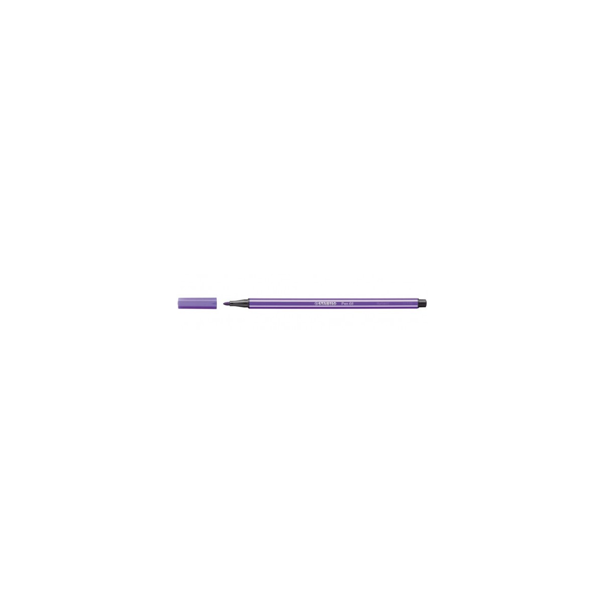 ROTULADOR PUNTA FIBRA MEDIA 1MM PEN 68 VIOLETA STABILO 68 55