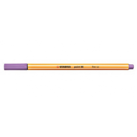 750-ROTULADOR PUNTA FINA POINT 88 0.4MM LILA CLARO STABILO 88/59