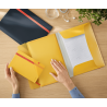 7504-CARPETA 3 SOL. COSY MOBILE C/BOLS AMARILLO LEITZ 46190019