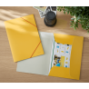 7510-DOSSIER 3 SOLAPAS COSY SOFT TOUCH AMARILLO LEITZ 30020019