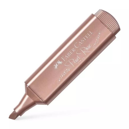 7524-MARCADOR TEXTLINER "METALICO". COLOR: ORO ROSA. FABER CASTELL 154626