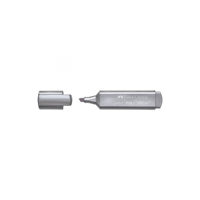 7527-MARCADOR TEXTLINER "METALICO". COLOR: PLATA. FABER CASTELL 154661