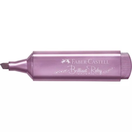 7530-MARCADOR TEXTLINER "METALICO". COLORES: RUBI. FABER CASTELL 154691