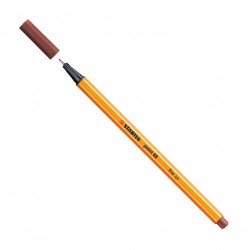 754-ROTULADOR PUNTA FINA POINT 88 0.4MM SIENA STABILO 88/75
