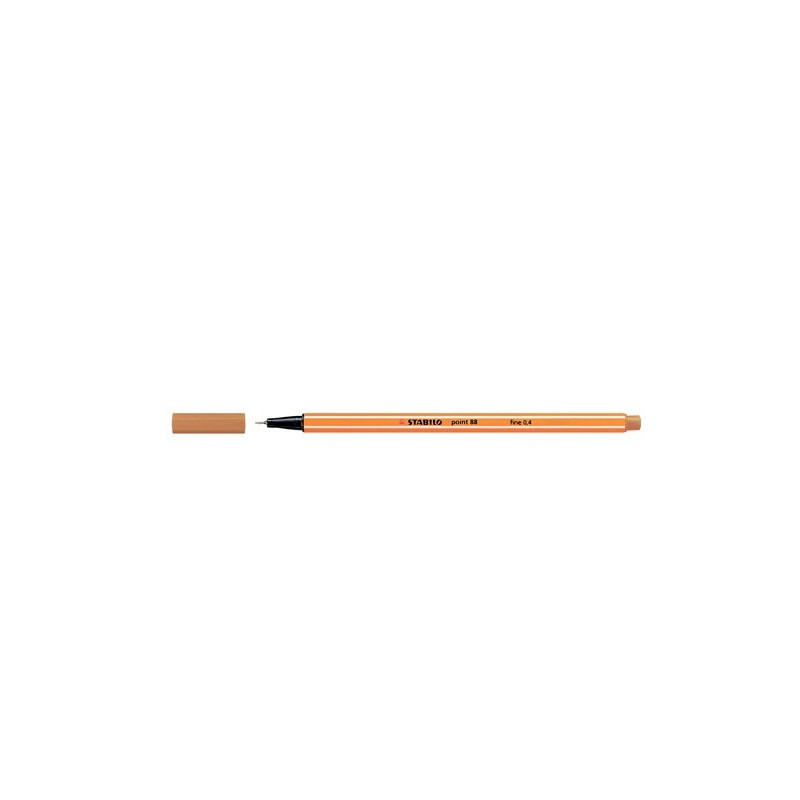 756-ROTULADOR PUNTA FINA POINT 88 0.4MM OCRE OSCURO STABILO 88/89