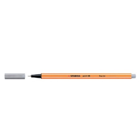 757-ROTULADOR PUNTA FINA POINT 88 0.4MM GRIS CLARO STABILO 88/94
