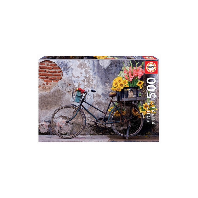7587-Educa Bicycle with flowers Puzzle rompecabezas 500 pieza(s) 7587-Educa Bicycle with flowers Puzzle rompecabezas 500 pieza(s)