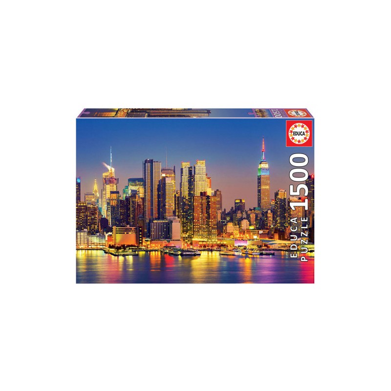 7604-Educa Manhattan at Night Puzzle rompecabezas 1500 pieza(s) 7604-Educa Manhattan at Night Puzzle rompecabezas 1500 pieza(s)