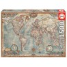 7607-Educa Political Map of The World Puzzle rompecabezas 1500 pieza(s)