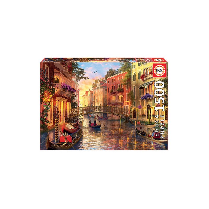 7608-Educa Sunset in Venice Puzzle rompecabezas 1500 pieza(s) 7608-Educa Sunset in Venice Puzzle rompecabezas 1500 pieza(s)