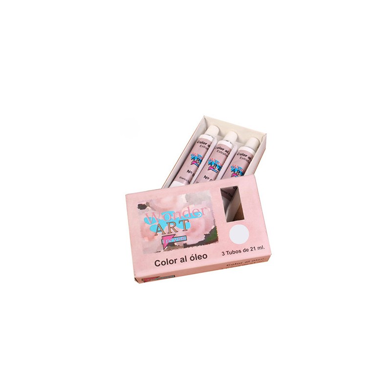 7629-CAJA 3 TUBOS 21ML. OLEO No.02 BLANCO ZINC TITANIUM WONDER ART BY PRYSE 6250002 7629-CAJA 3 TUBOS 21ML. OLEO No.02 BLANCO ZINC TITANIUM WONDER ART BY PRYSE 6250002