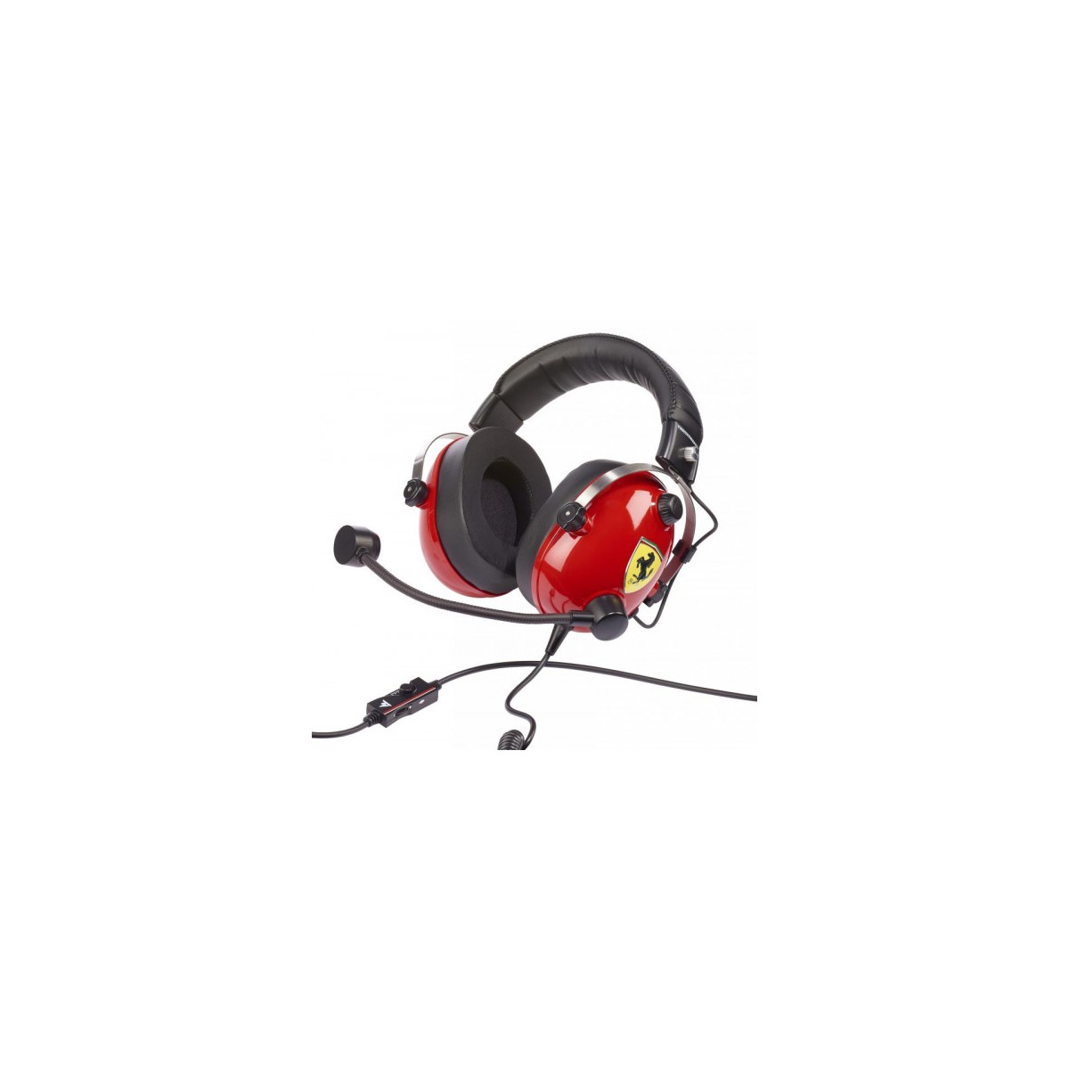 Thrustmaster TRacing Auriculares Diadema Conector de 35 mm Negro Rojo Acero inoxidable Amarillo