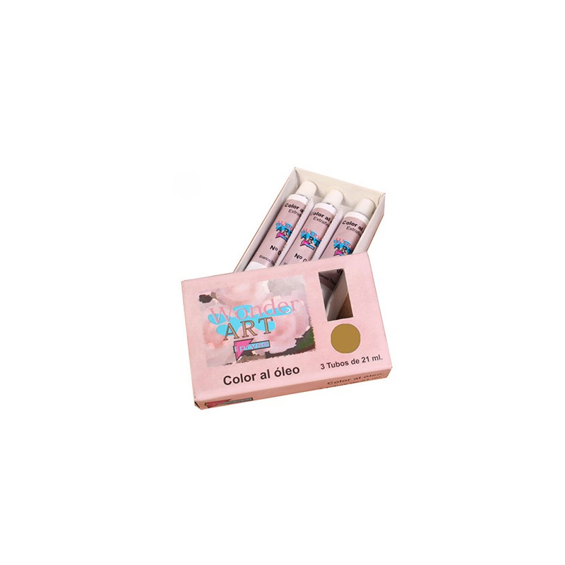 7644-CAJA 3 TUBOS 21ML. OLEO No.38 SIENA CRUDO WONDER ART BY PRYSE 6250038 7644-CAJA 3 TUBOS 21ML. OLEO No.38 SIENA CRUDO WONDER ART BY PRYSE 6250038