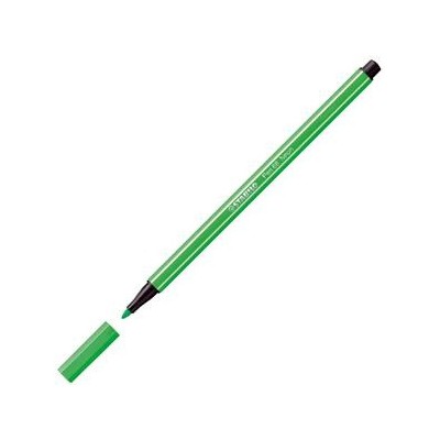 ROTULADOR PUNTA FIBRA MEDIA 1MM PEN 68 VERDE NEON STABILO 68 033