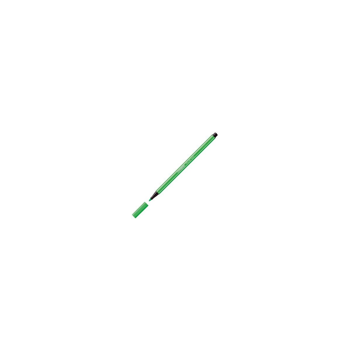 ROTULADOR PUNTA FIBRA MEDIA 1MM PEN 68 VERDE NEON STABILO 68 033