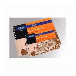 7709-CUADERNO DIBUJO A4 ACRILICO 12 HJS. 400GMS. HSAC WONDER ART BY PRYSE 6230051