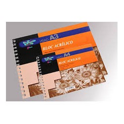 7710-CUADERNO DIBUJO A3 ACRILICO 12 HJS. 400GMS. HSAC WONDER ART BY PRYSE 6230052