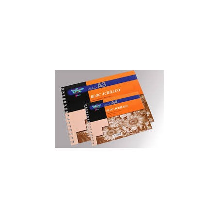 7710-CUADERNO DIBUJO A3 ACRILICO 12 HJS. 400GMS. HSAC WONDER ART BY PRYSE 6230052