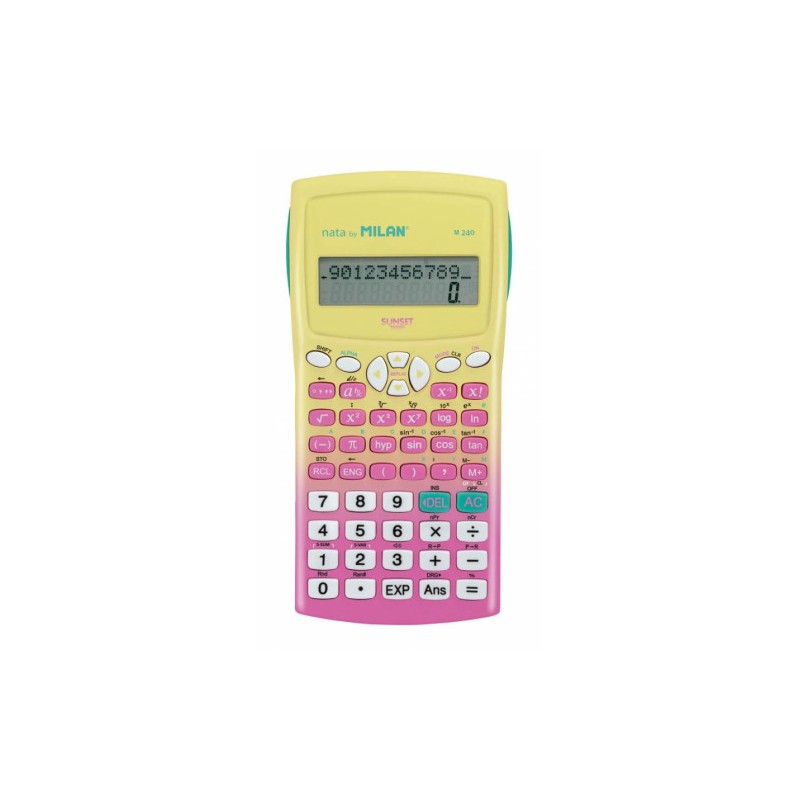 7729-BLISTER CALCULADORA CIENTIFICA M240 SUNSET ROSA NUEVO MILAN 159110SNPBL 7729-BLISTER CALCULADORA CIENTIFICA M240 SUNSET ROSA NUEVO MILAN 159110SNPBL