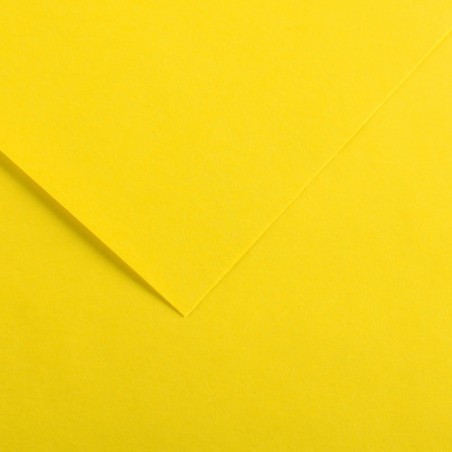7760-PACK 25 HOJAS CARTULINA IRIS 50X65185G AMARILLO CANARIO CANSON C200040221