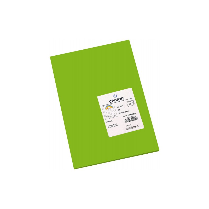 7767-PACK 50 HOJAS CARTULINA IRIS A3 185G VERDE BILLAR CANSON C200040208 7767-PACK 50 HOJAS CARTULINA IRIS A3 185G VERDE BILLAR CANSON C200040208
