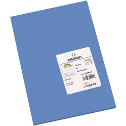 7771-PACK 50 HOJAS CARTULINA IRIS A4 185G AZUL MAR CANSON C200040168