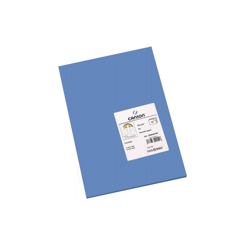 7771-PACK 50 HOJAS CARTULINA IRIS A4 185G AZUL MAR CANSON C200040168 7771-PACK 50 HOJAS CARTULINA IRIS A4 185G AZUL MAR CANSON C200040168