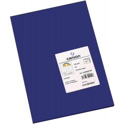 7772-PACK 50 HOJAS CARTULINA IRIS A4 185G AZUL ULTRAMAR CANSON C200040169