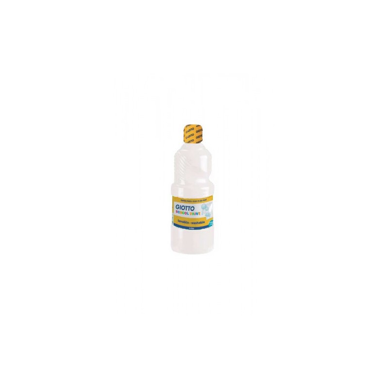 7780-Giotto Tempera Escolar 500 ml Botella Blanco 7780-Giotto Tempera Escolar 500 ml Botella Blanco